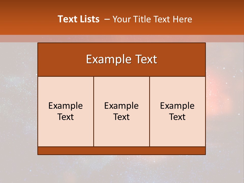 A Picture Of A Star In The Sky With The Words Name Of Presentation Company Name PowerPoint Template