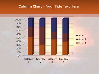 A Picture Of A Star In The Sky With The Words Name Of Presentation Company Name PowerPoint Template