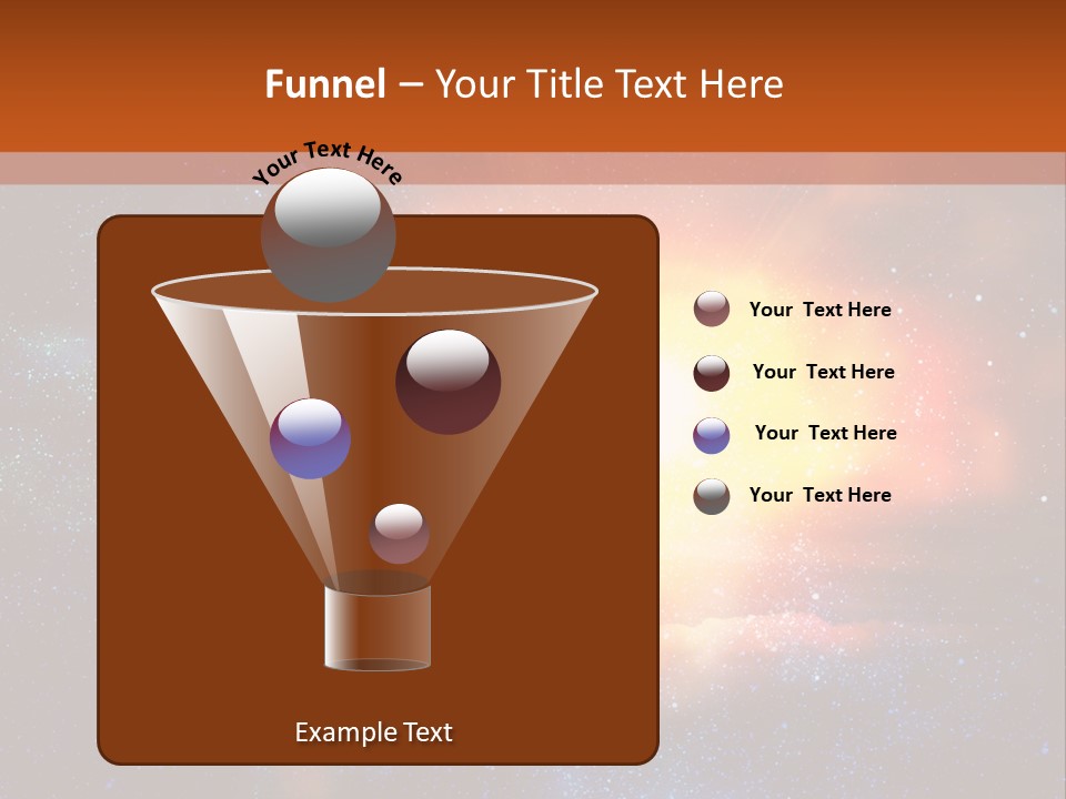 A Picture Of A Star In The Sky With The Words Name Of Presentation Company Name PowerPoint Template