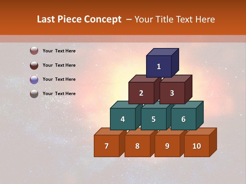 A Picture Of A Star In The Sky With The Words Name Of Presentation Company Name PowerPoint Template