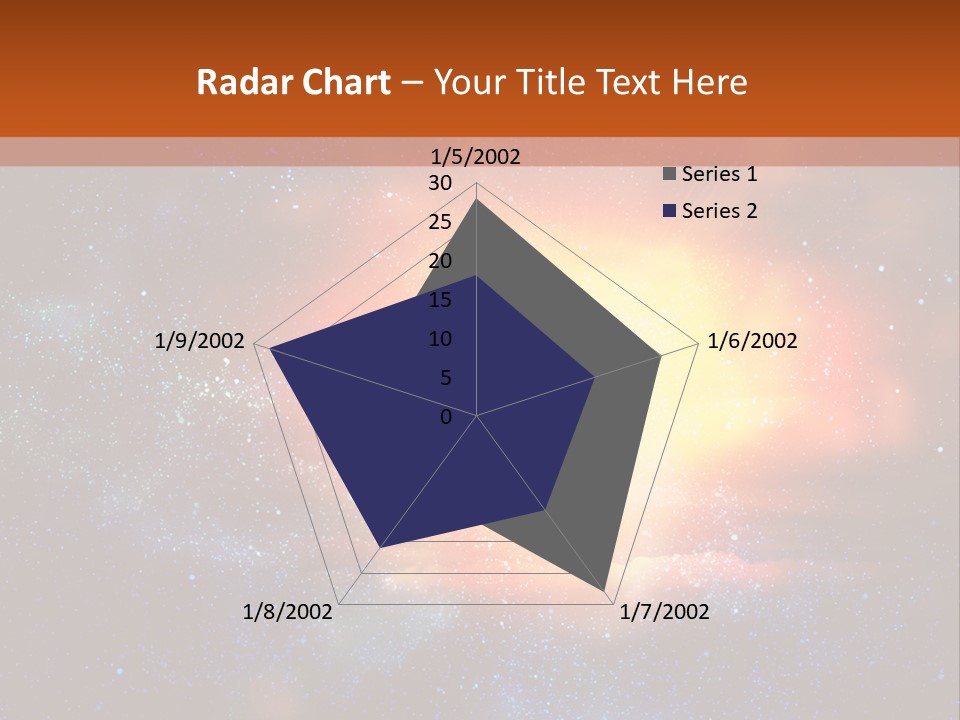 A Picture Of A Star In The Sky With The Words Name Of Presentation Company Name PowerPoint Template