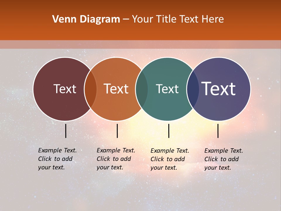 A Picture Of A Star In The Sky With The Words Name Of Presentation Company Name PowerPoint Template