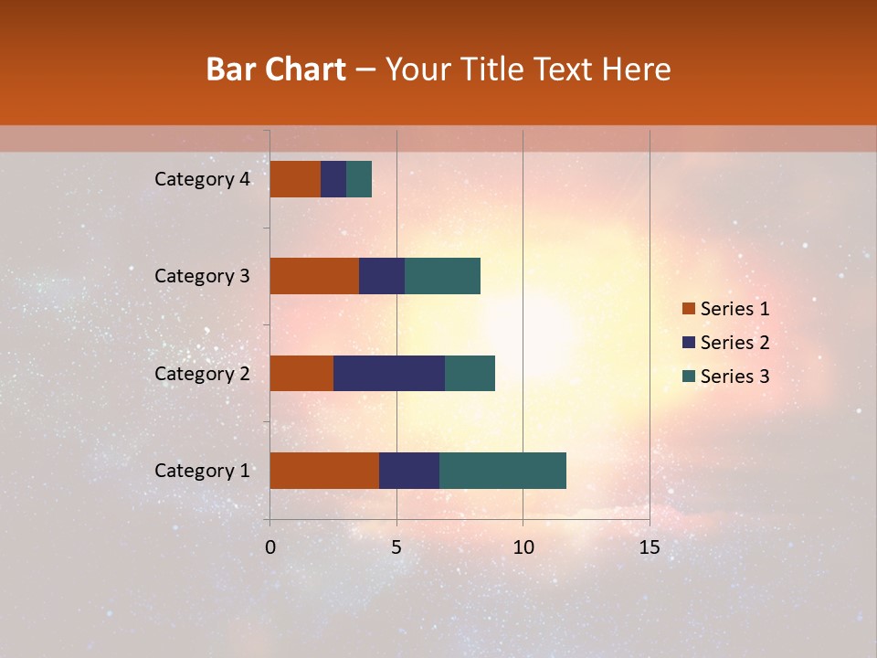 A Picture Of A Star In The Sky With The Words Name Of Presentation Company Name PowerPoint Template