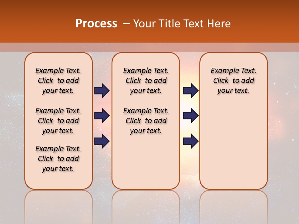 A Picture Of A Star In The Sky With The Words Name Of Presentation Company Name PowerPoint Template
