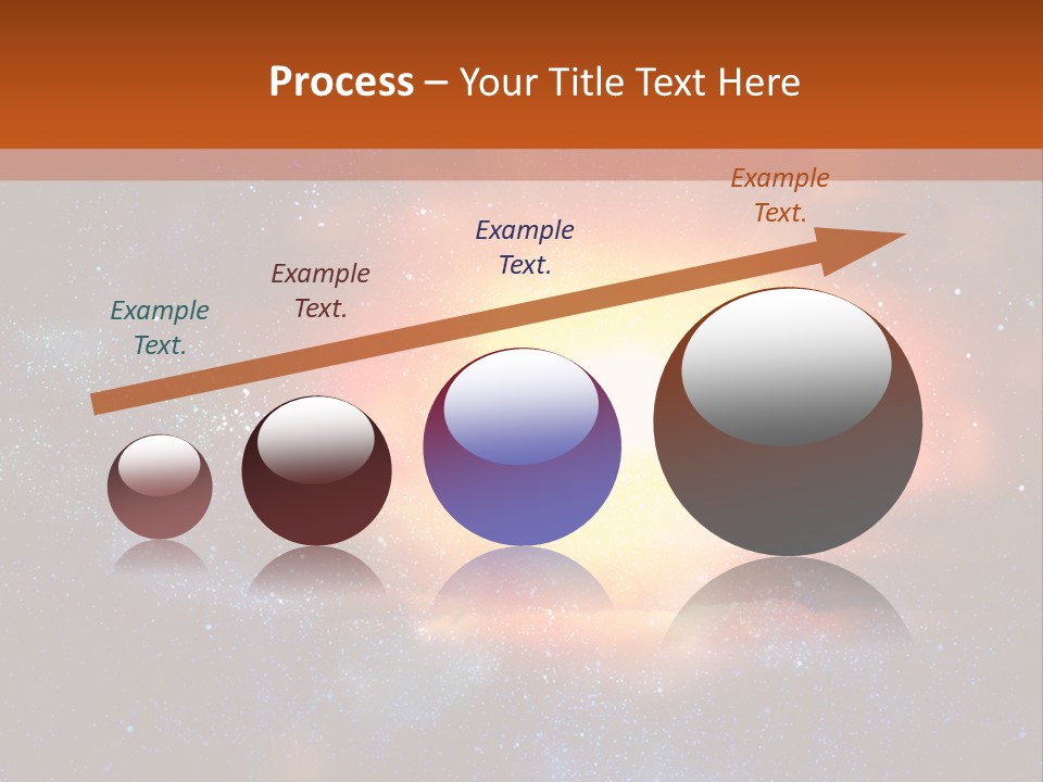 A Picture Of A Star In The Sky With The Words Name Of Presentation Company Name PowerPoint Template