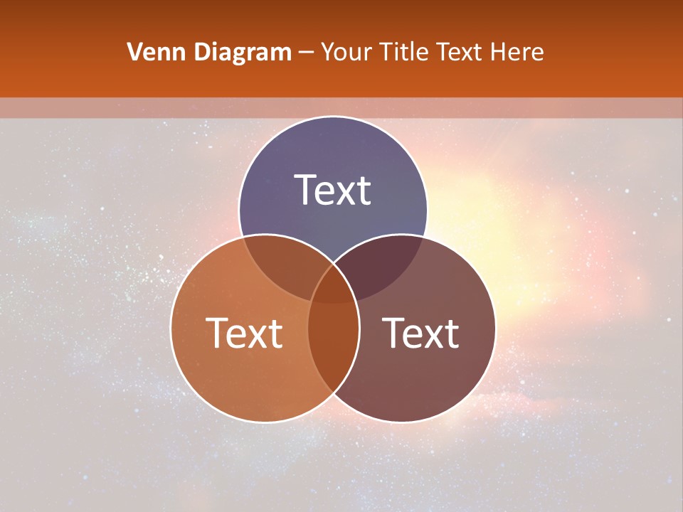 A Picture Of A Star In The Sky With The Words Name Of Presentation Company Name PowerPoint Template