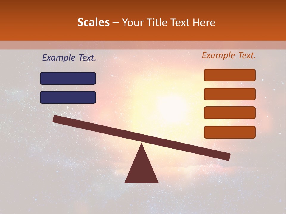 A Picture Of A Star In The Sky With The Words Name Of Presentation Company Name PowerPoint Template