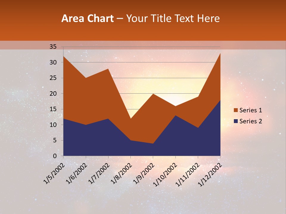 A Picture Of A Star In The Sky With The Words Name Of Presentation Company Name PowerPoint Template