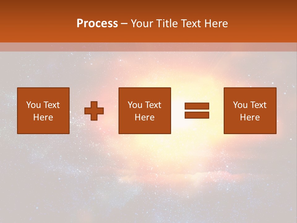 A Picture Of A Star In The Sky With The Words Name Of Presentation Company Name PowerPoint Template