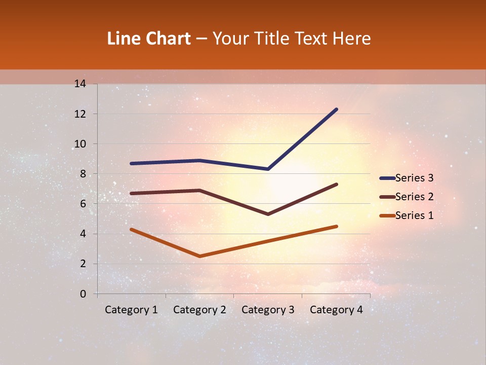A Picture Of A Star In The Sky With The Words Name Of Presentation Company Name PowerPoint Template