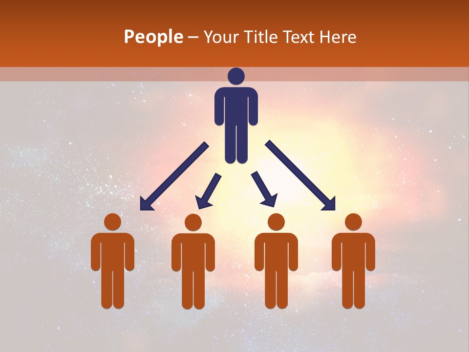 A Picture Of A Star In The Sky With The Words Name Of Presentation Company Name PowerPoint Template