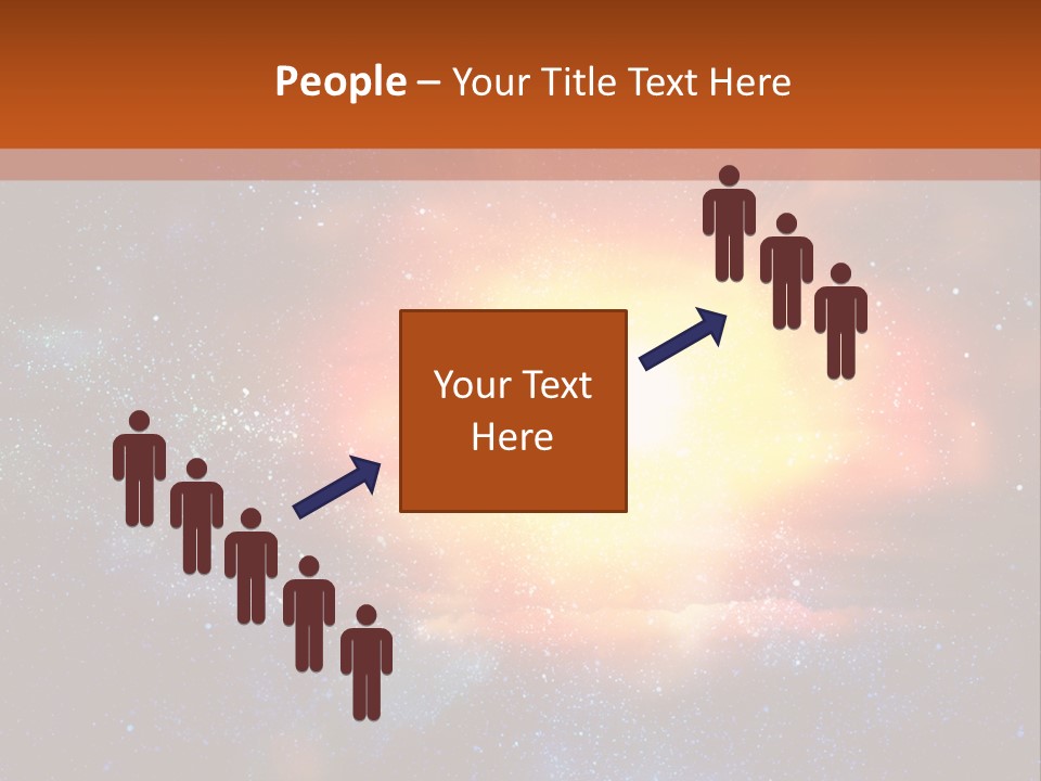 A Picture Of A Star In The Sky With The Words Name Of Presentation Company Name PowerPoint Template