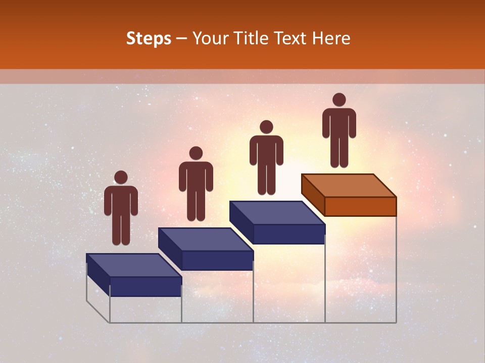 A Picture Of A Star In The Sky With The Words Name Of Presentation Company Name PowerPoint Template