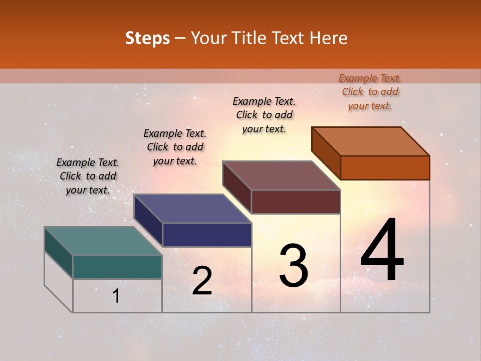 A Picture Of A Star In The Sky With The Words Name Of Presentation Company Name PowerPoint Template