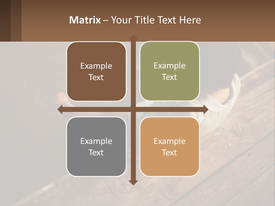 A Little Girl Sitting On A Dock Looking At The Water PowerPoint Template