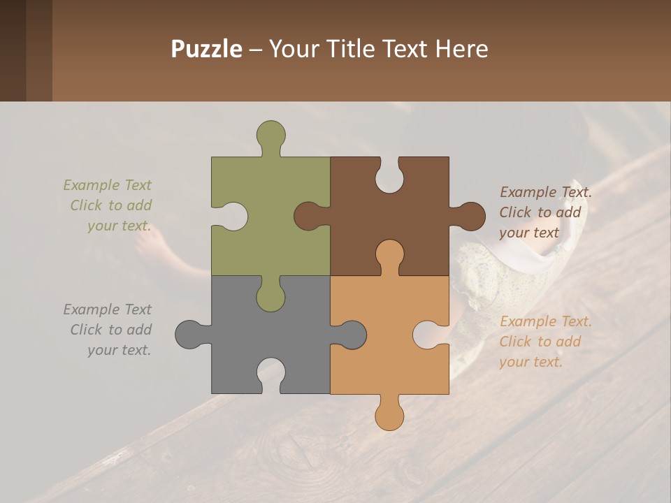 A Little Girl Sitting On A Dock Looking At The Water PowerPoint Template