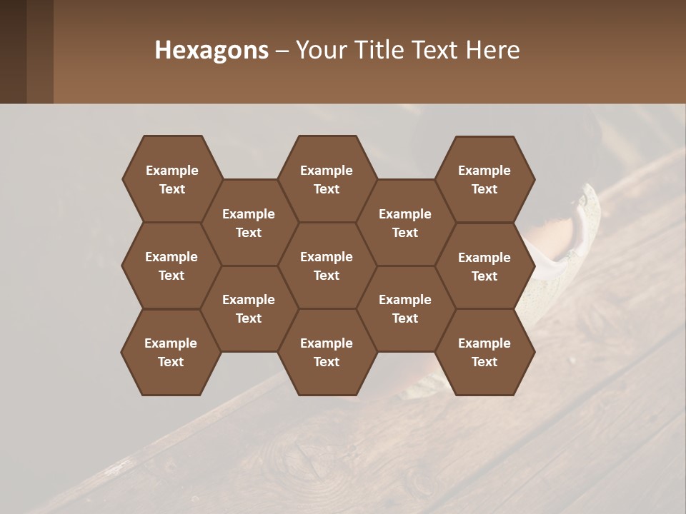 A Little Girl Sitting On A Dock Looking At The Water PowerPoint Template