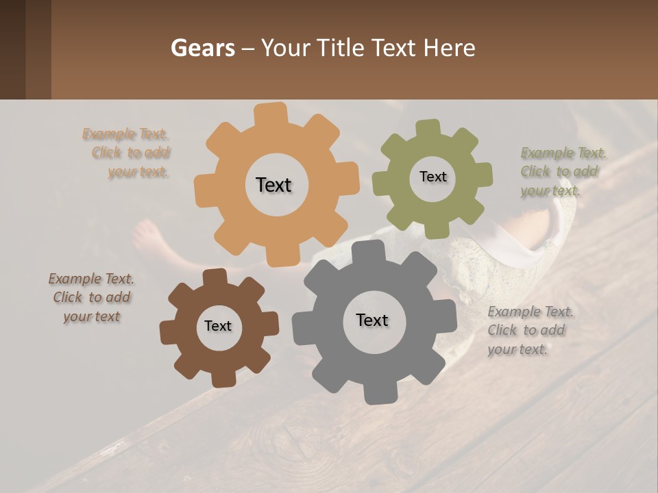 A Little Girl Sitting On A Dock Looking At The Water PowerPoint Template