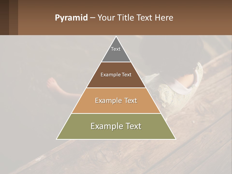 A Little Girl Sitting On A Dock Looking At The Water PowerPoint Template