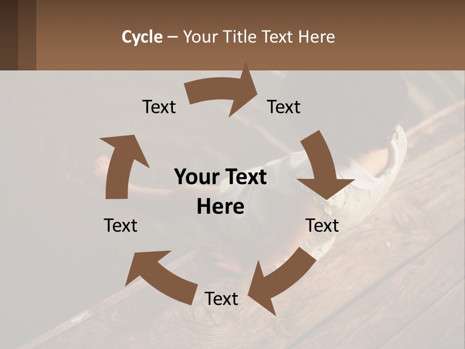 A Little Girl Sitting On A Dock Looking At The Water PowerPoint Template