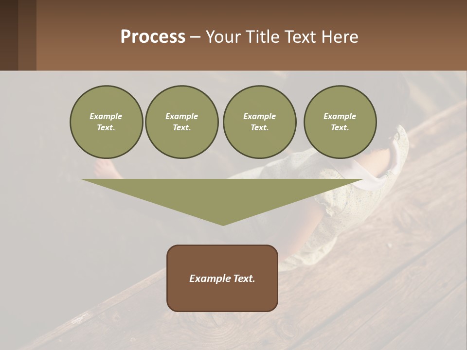 A Little Girl Sitting On A Dock Looking At The Water PowerPoint Template