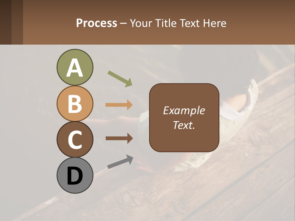 A Little Girl Sitting On A Dock Looking At The Water PowerPoint Template
