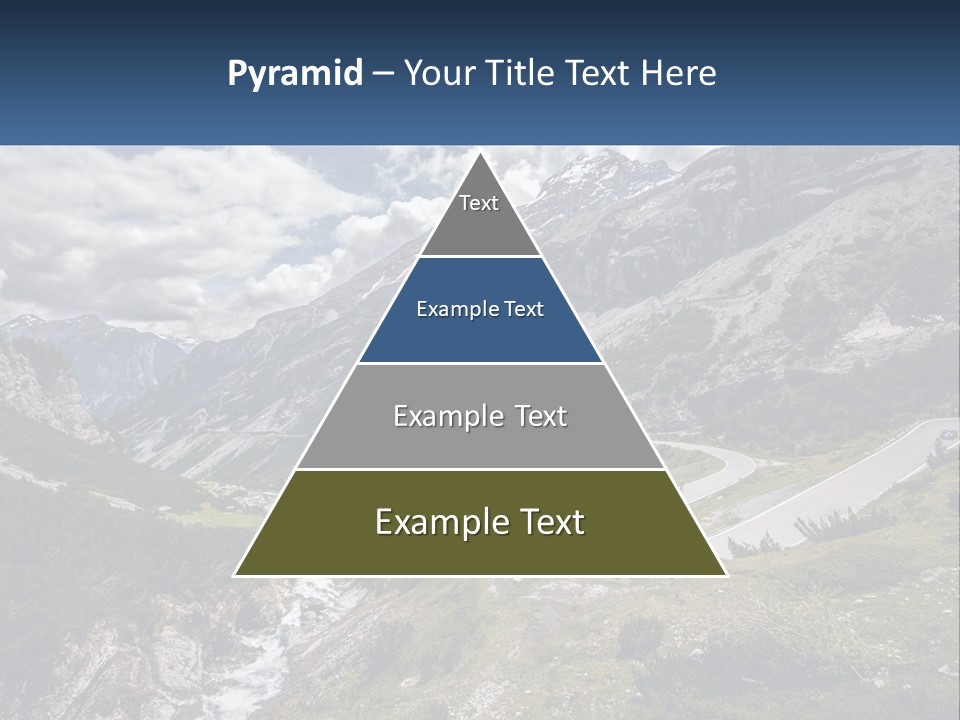 A Scenic View Of A Mountain With A River Running Through It PowerPoint Template