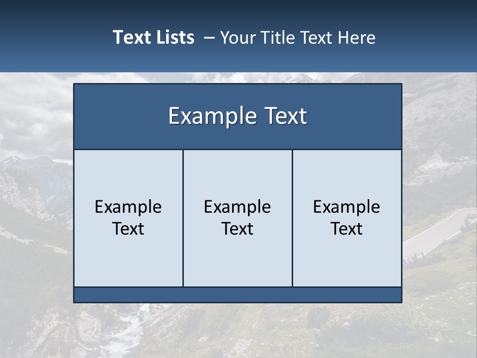 A Scenic View Of A Mountain With A River Running Through It PowerPoint Template