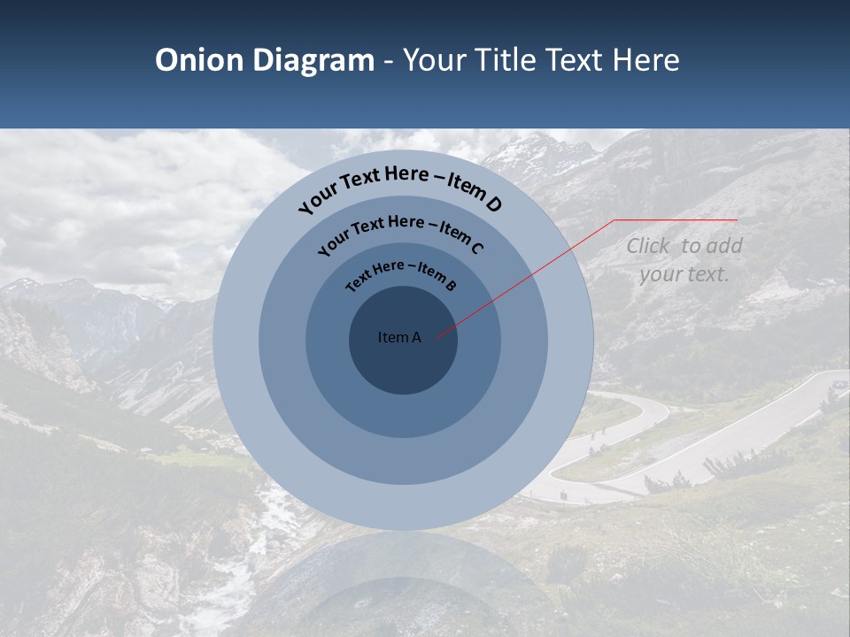 A Scenic View Of A Mountain With A River Running Through It PowerPoint Template