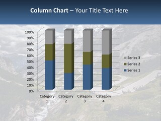 A Scenic View Of A Mountain With A River Running Through It PowerPoint Template