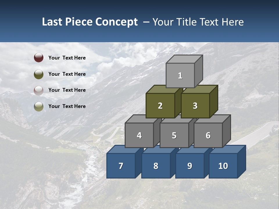 A Scenic View Of A Mountain With A River Running Through It PowerPoint Template