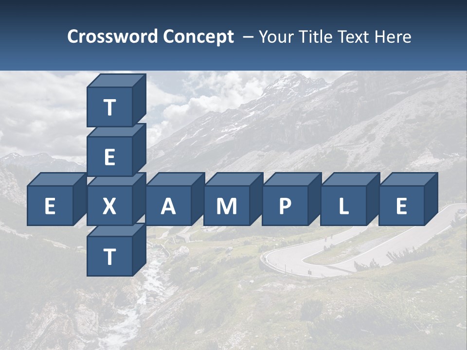 A Scenic View Of A Mountain With A River Running Through It PowerPoint Template
