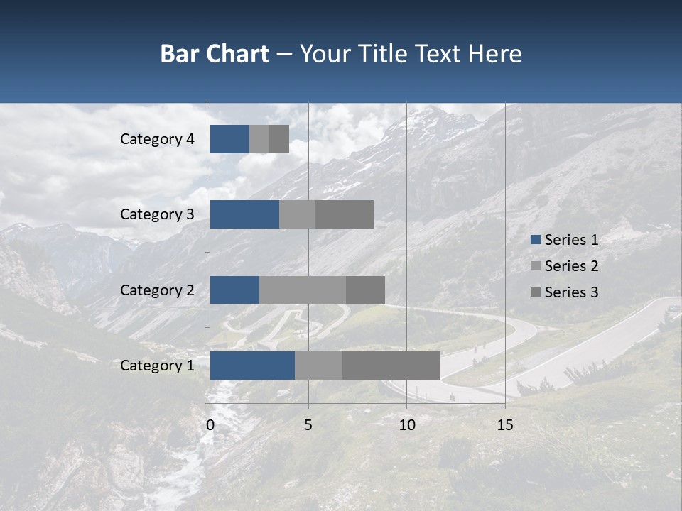 A Scenic View Of A Mountain With A River Running Through It PowerPoint Template