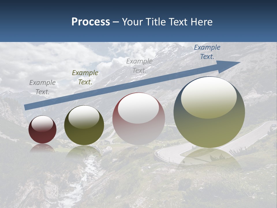 A Scenic View Of A Mountain With A River Running Through It PowerPoint Template