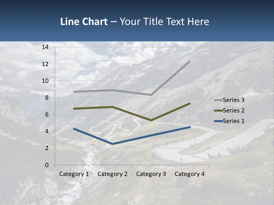 A Scenic View Of A Mountain With A River Running Through It PowerPoint Template