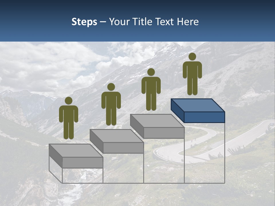 A Scenic View Of A Mountain With A River Running Through It PowerPoint Template