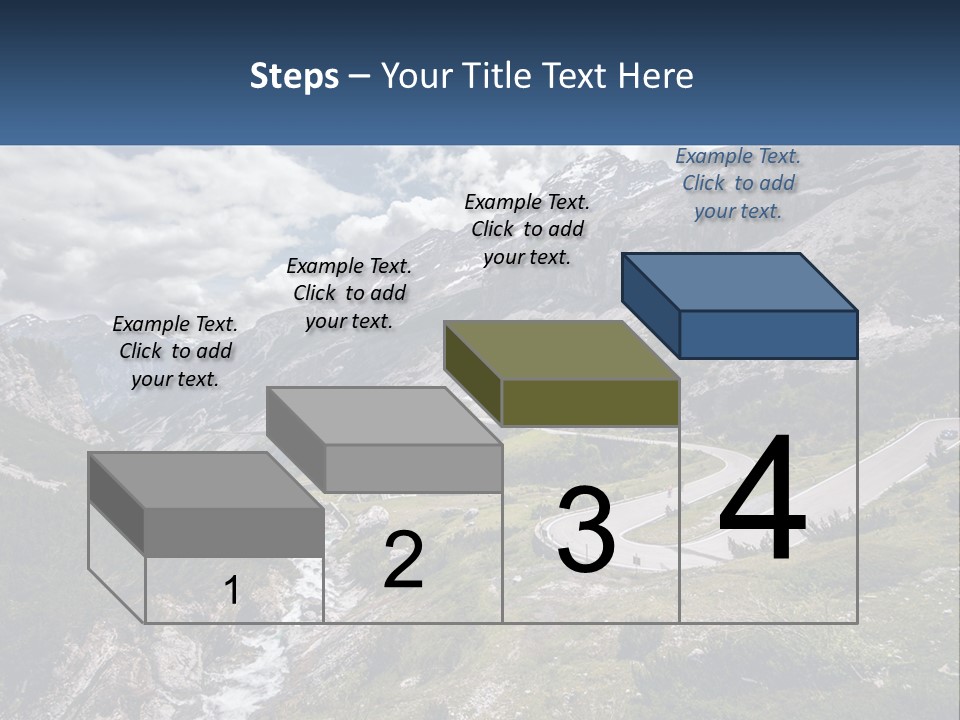 A Scenic View Of A Mountain With A River Running Through It PowerPoint Template
