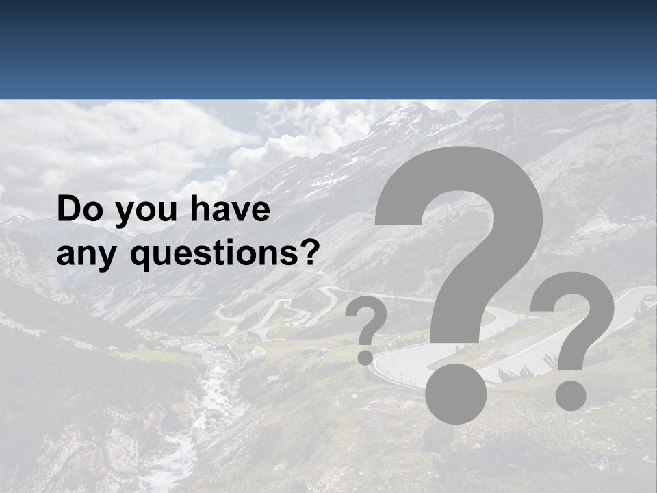 A Scenic View Of A Mountain With A River Running Through It PowerPoint Template