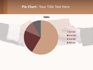 Two Hands Holding A Box With A Brown Background PowerPoint Template