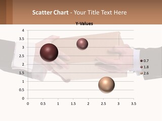Two Hands Holding A Box With A Brown Background PowerPoint Template
