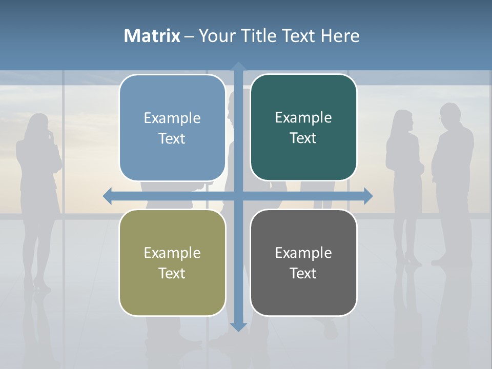 A Group Of People Standing In Front Of A Wall PowerPoint Template