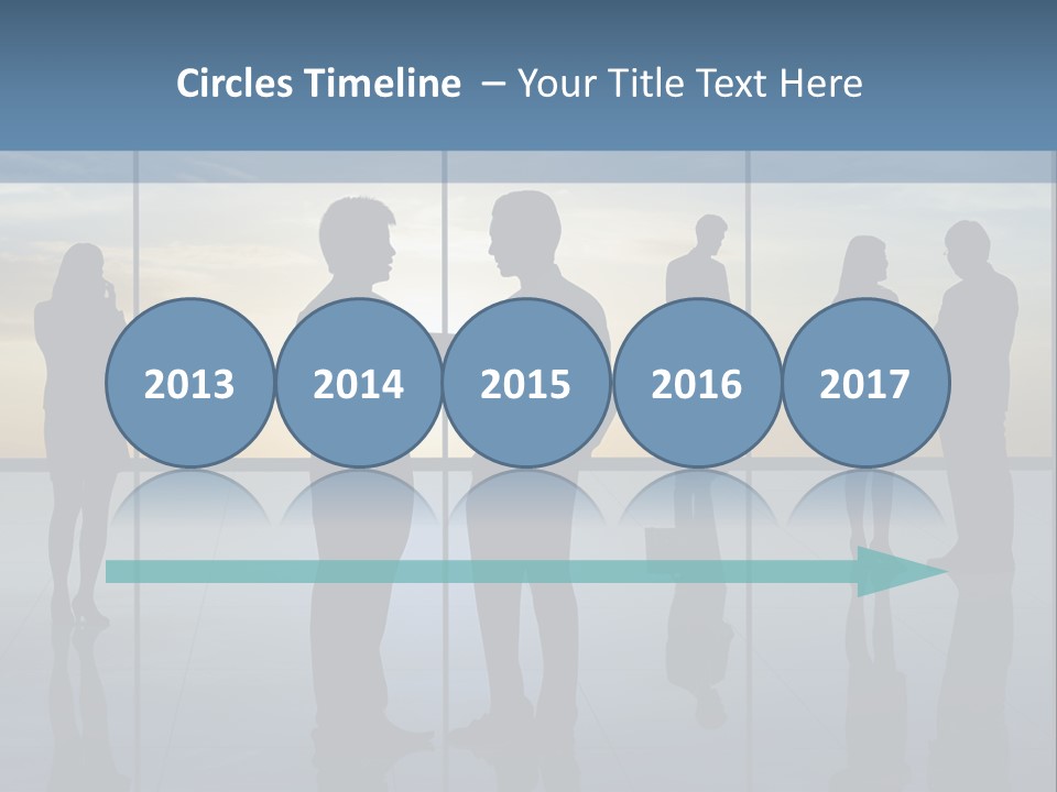 A Group Of People Standing In Front Of A Wall PowerPoint Template