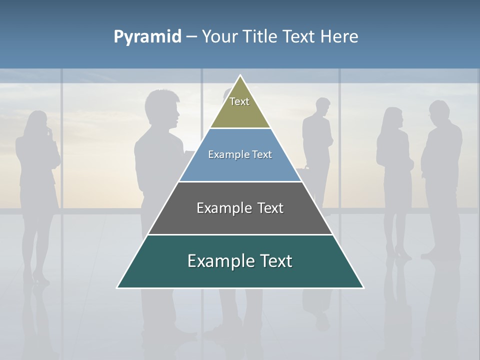 A Group Of People Standing In Front Of A Wall PowerPoint Template