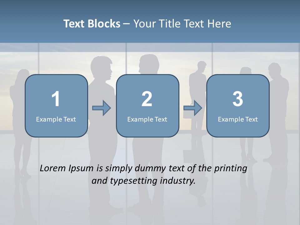 A Group Of People Standing In Front Of A Wall PowerPoint Template