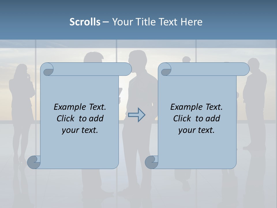 A Group Of People Standing In Front Of A Wall PowerPoint Template