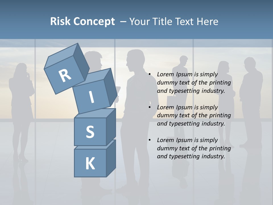 A Group Of People Standing In Front Of A Wall PowerPoint Template