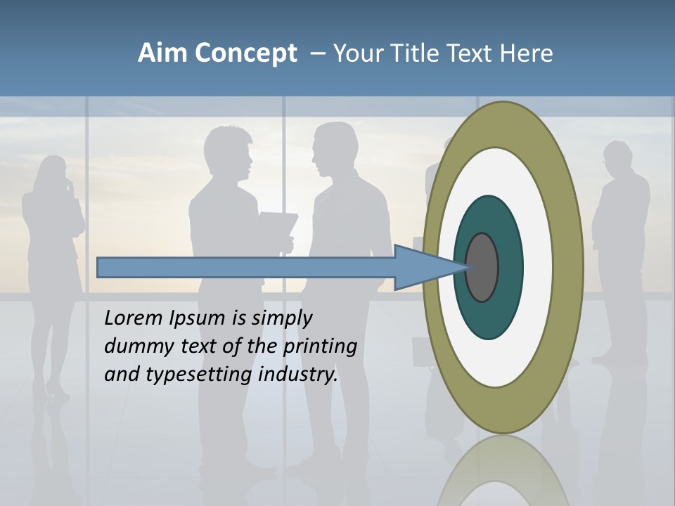 A Group Of People Standing In Front Of A Wall PowerPoint Template