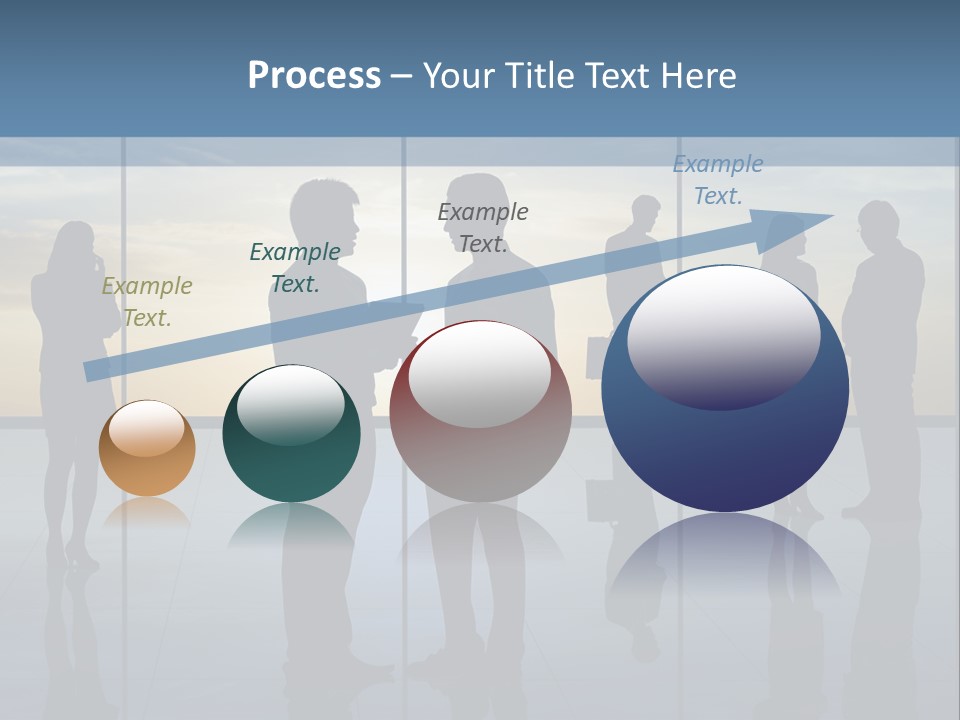 A Group Of People Standing In Front Of A Wall PowerPoint Template