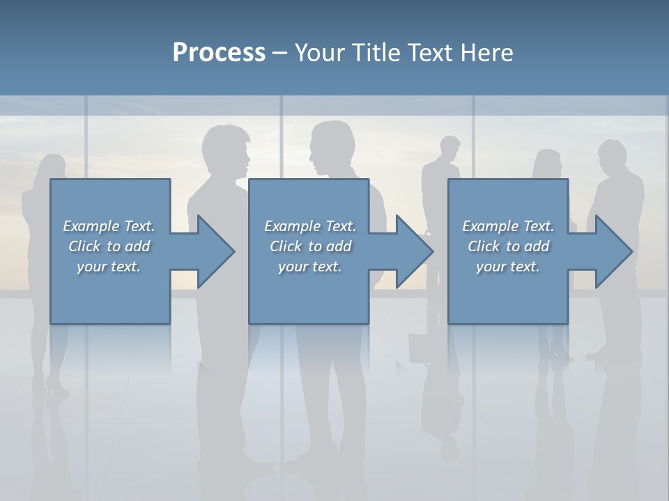 A Group Of People Standing In Front Of A Wall PowerPoint Template