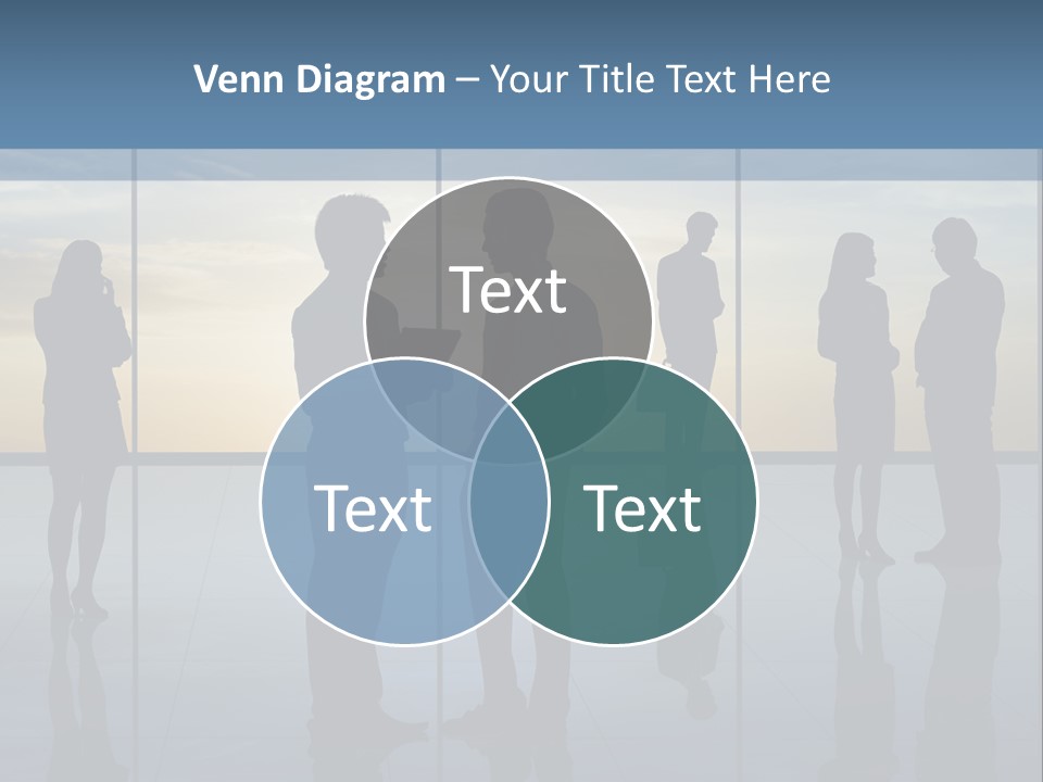 A Group Of People Standing In Front Of A Wall PowerPoint Template